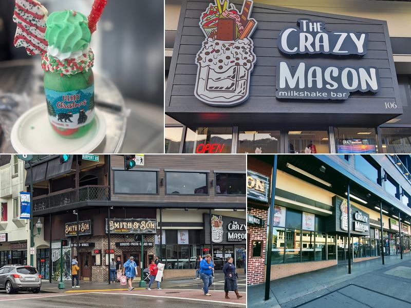 The Crazy Mason Milkshake Bar Gatlinburg