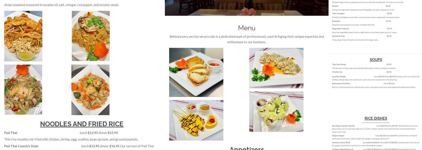 Rice Paper North Canton Menu