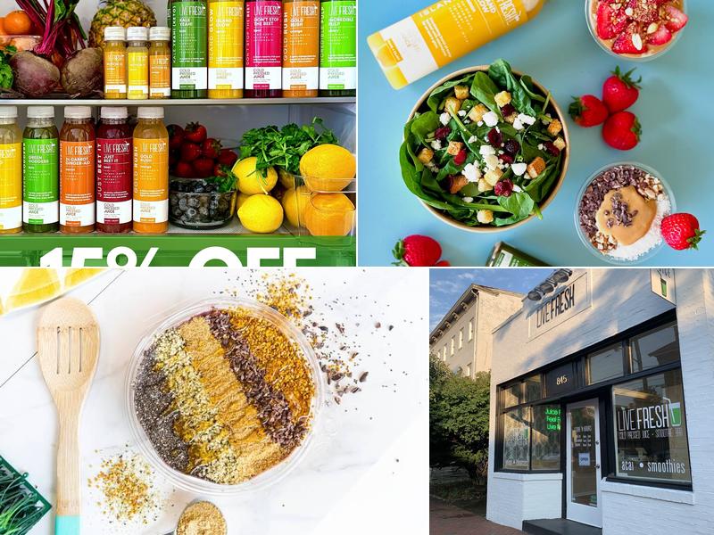 Live Fresh Cold Pressed Juice + Smoothie Bar