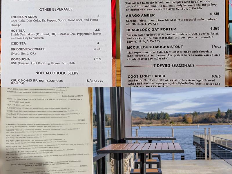 7 Devils Waterfront Alehouse Menu