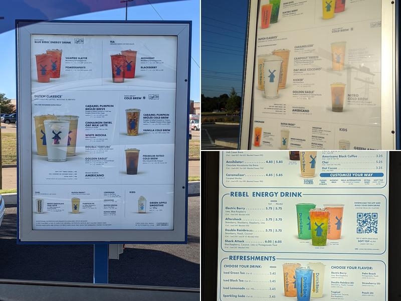 Dutch Bros Coffee Menu