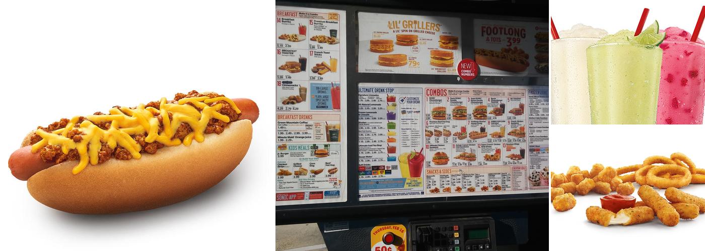 Sonic Drive-In Menu