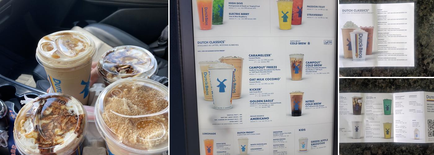 Dutch Bros Coffee Menu