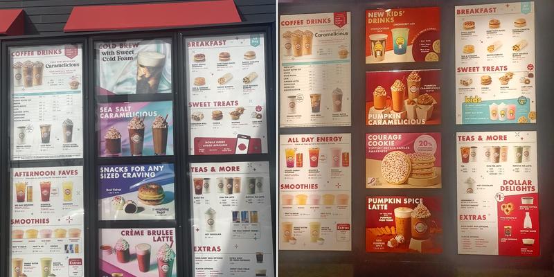 Scooter's Coffee Menu