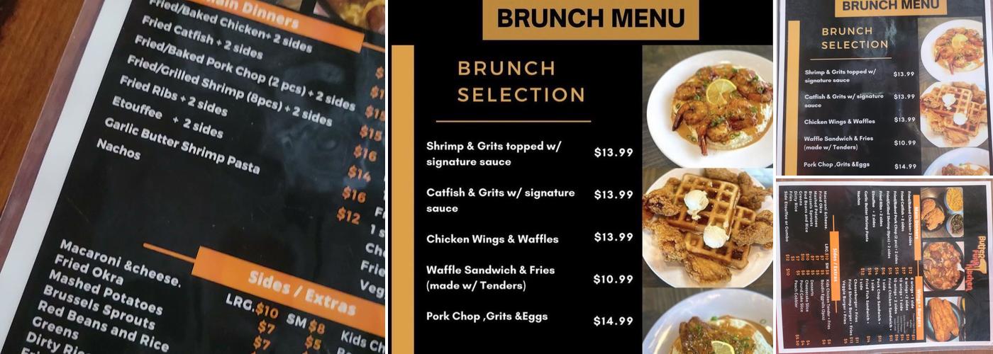 Butter Funk Kitchen Menu