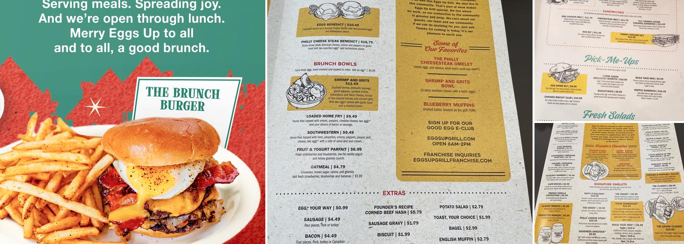 Eggs Up Grill Menu