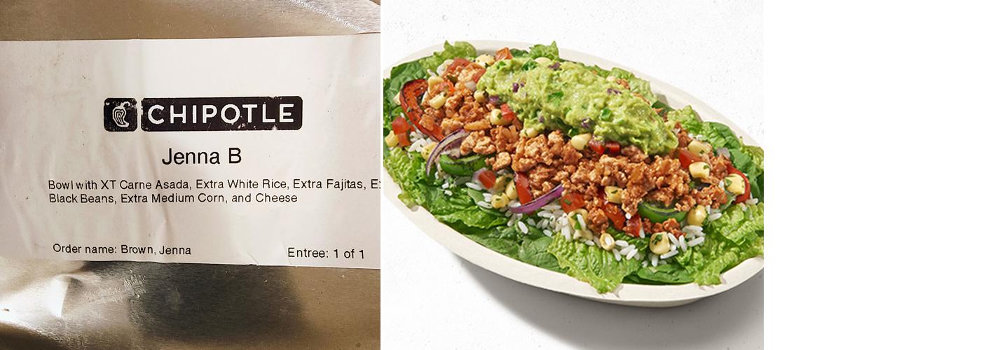 Chipotle Mexican Grill Menu