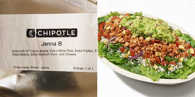 Chipotle Mexican Grill Menu