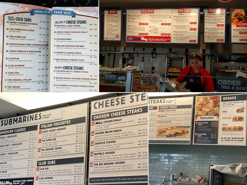 Jersey Mike's Subs Menu