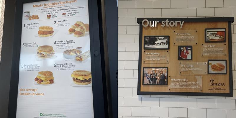 Chick-fil-A Menu