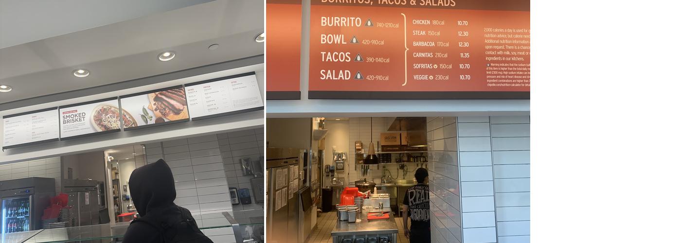 Chipotle Mexican Grill Menu