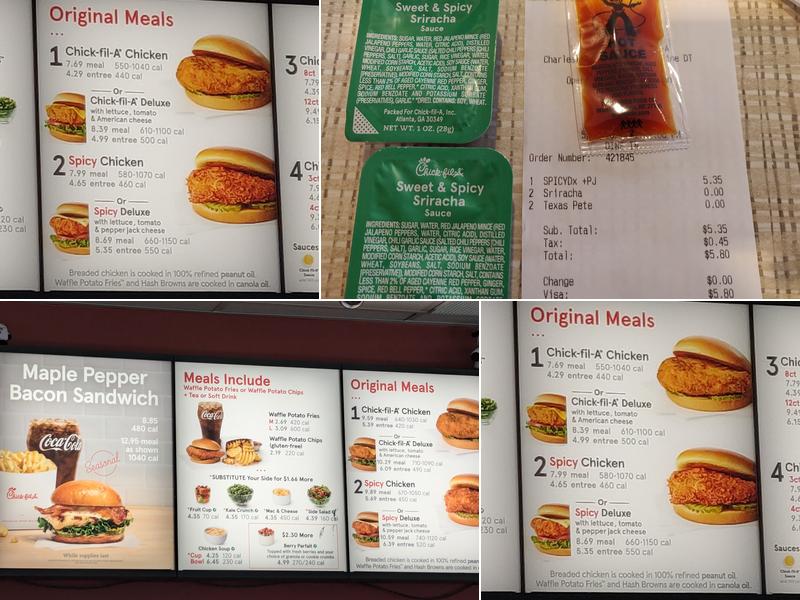 Chick-fil-A Menu