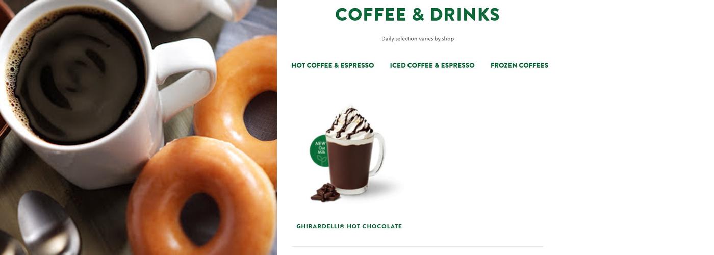 Krispy Kreme Menu
