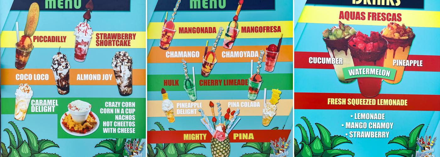 Mangonadas By MLB on the bay Menu