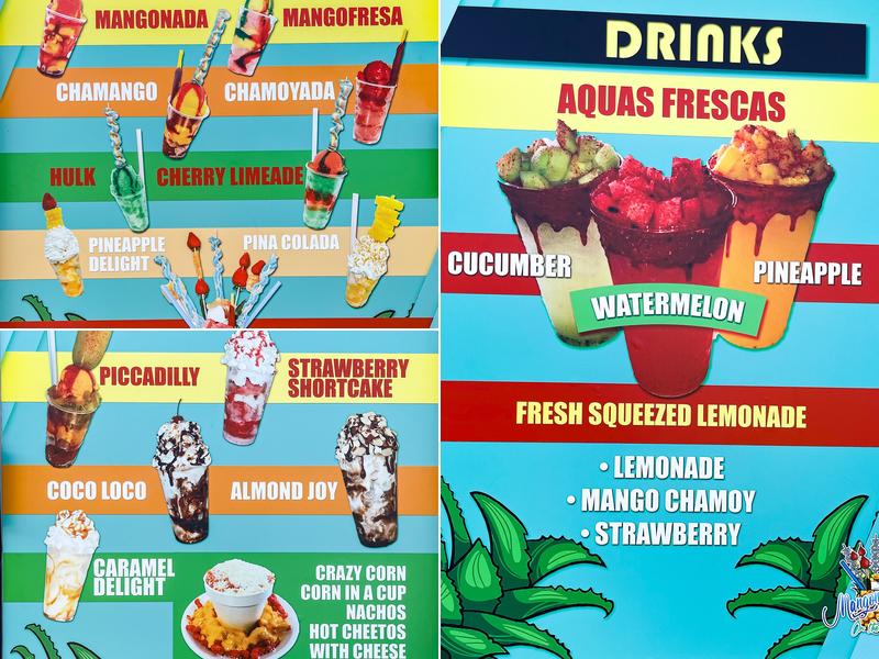 Mangonadas By MLB on the bay Menu