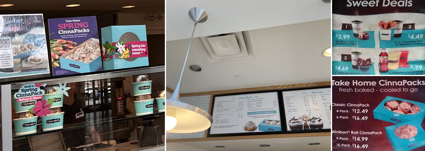 Cinnabon Menu