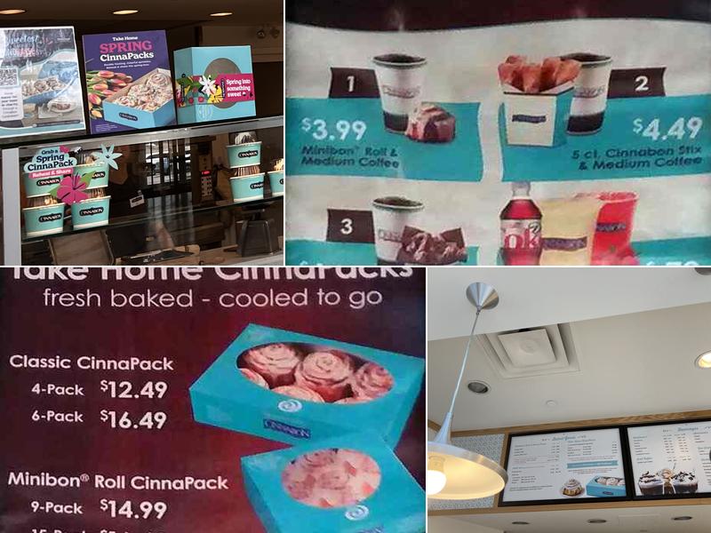 Cinnabon Menu