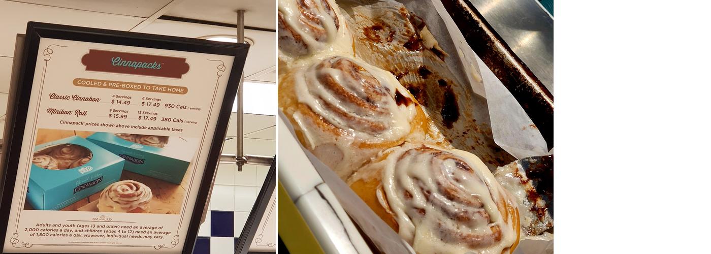 Cinnabon Menu