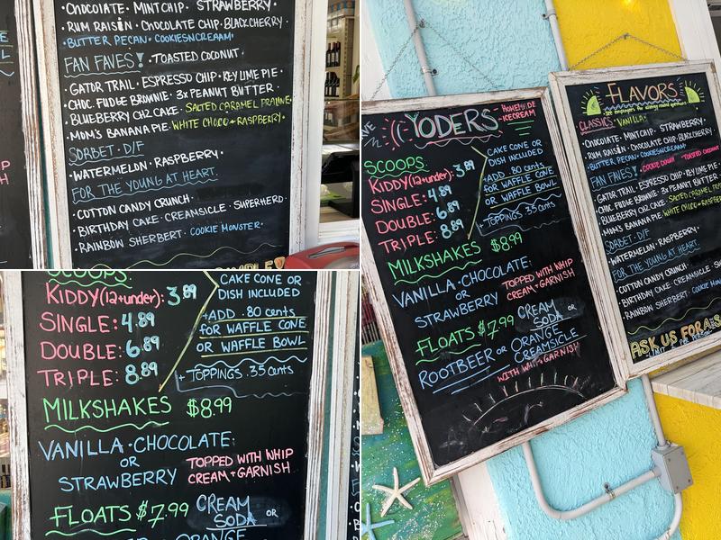 AMI Beach Hut Menu
