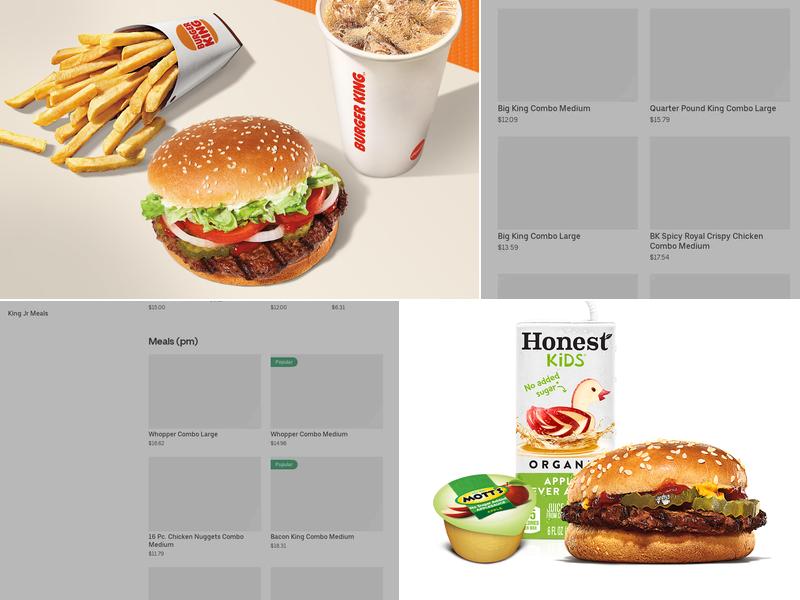 Burger King Menu