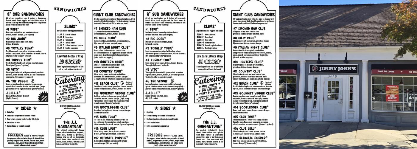 Jimmy John's Menu