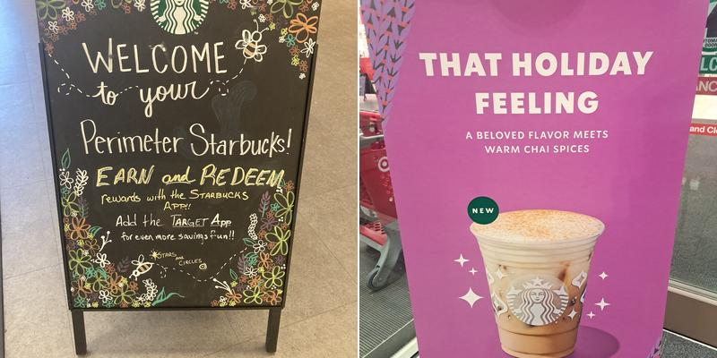 Starbucks Menu