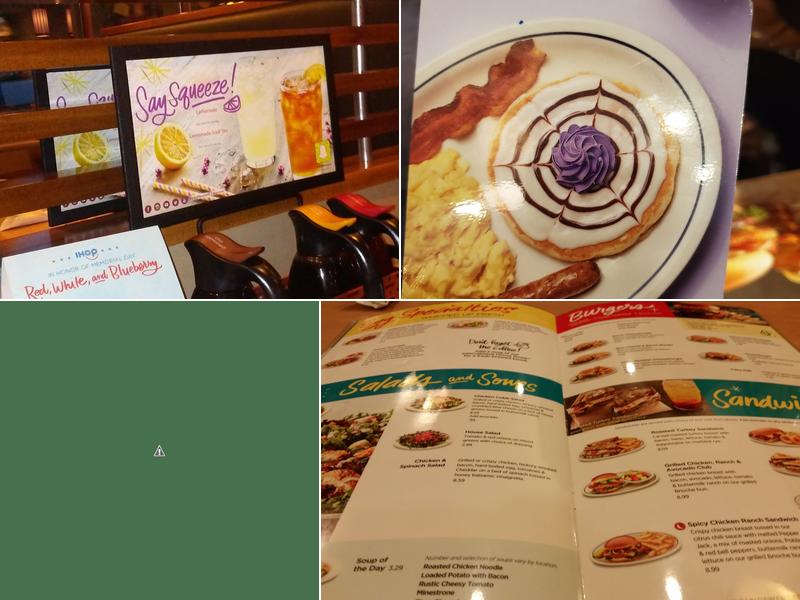 IHOP Menu