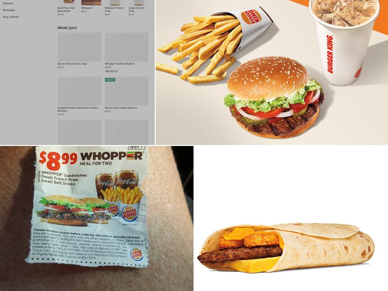 Burger King Menu