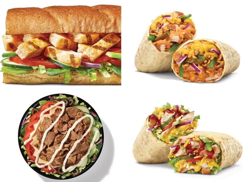 Subway Menu