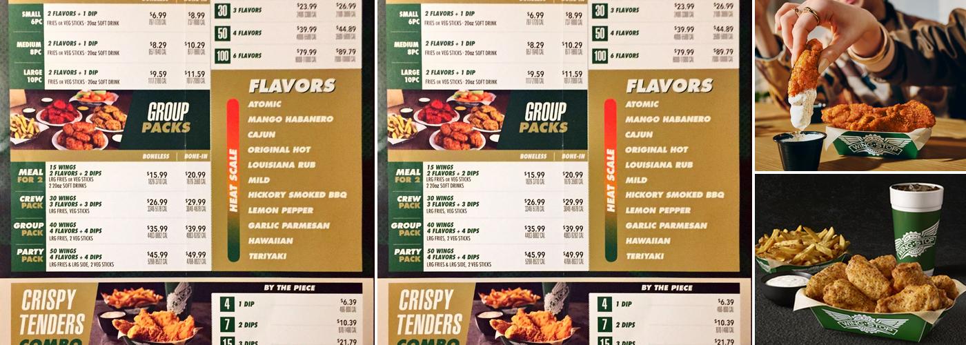 WingStop Menu