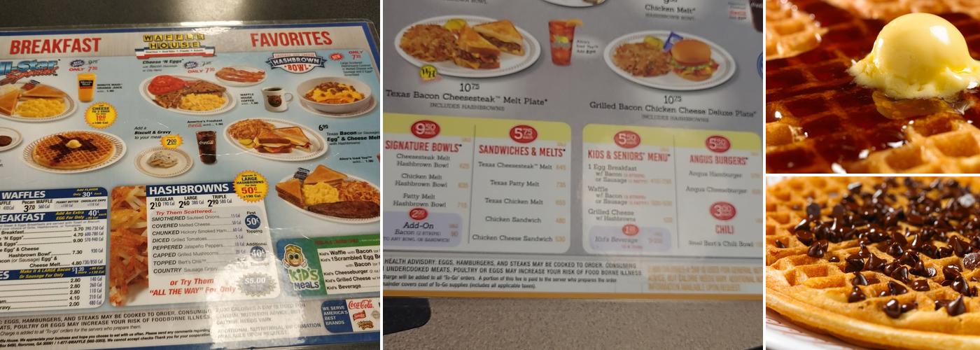 Waffle House Menu
