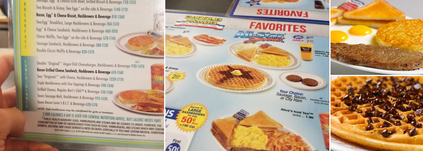 Waffle House Menu