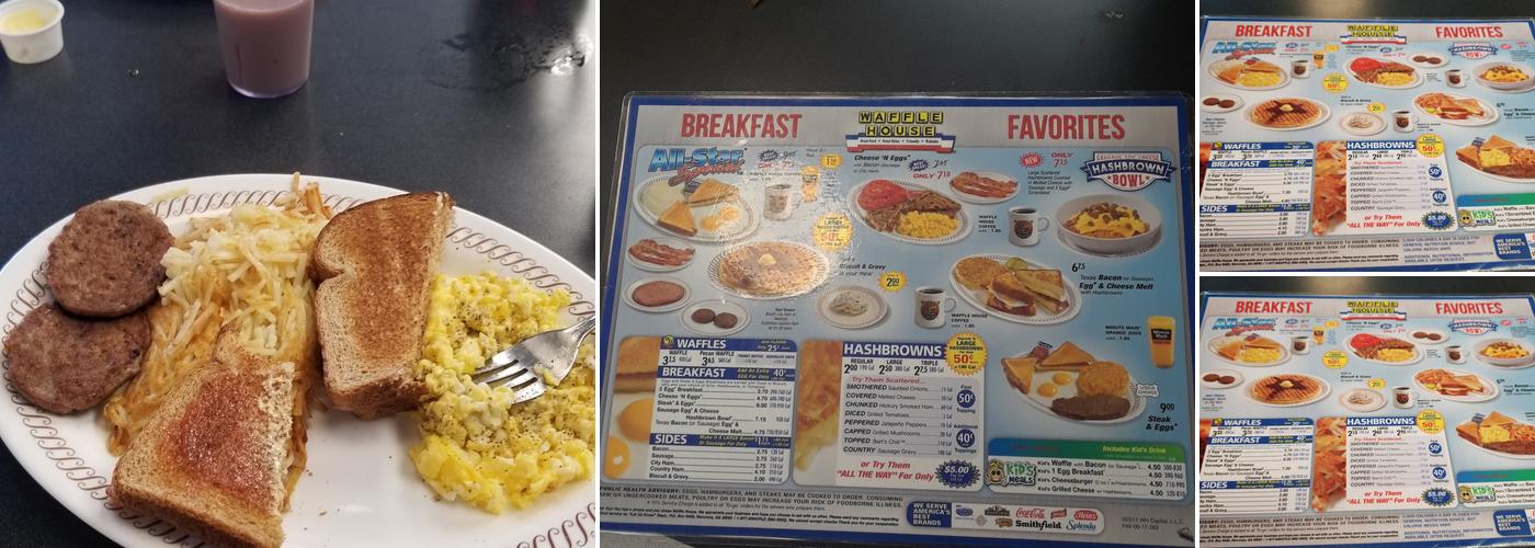 Waffle House Menu