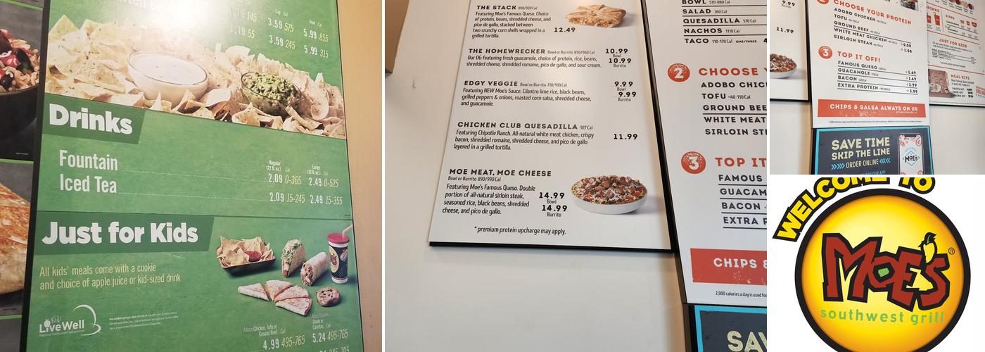 Moe's Southwest Grill Menu