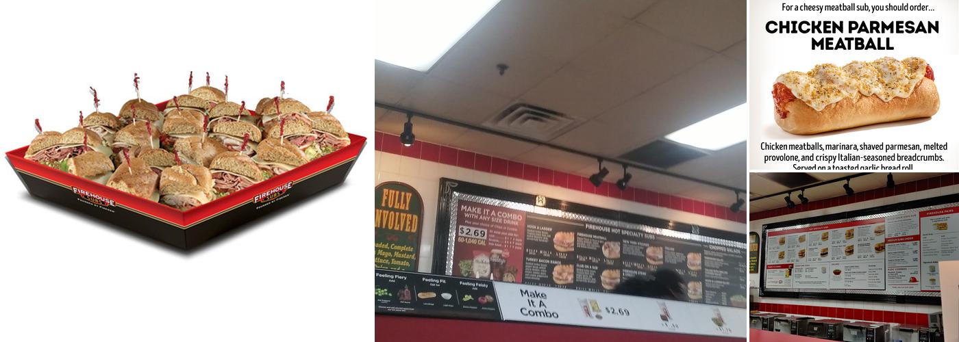 Firehouse Subs Tucker Menu