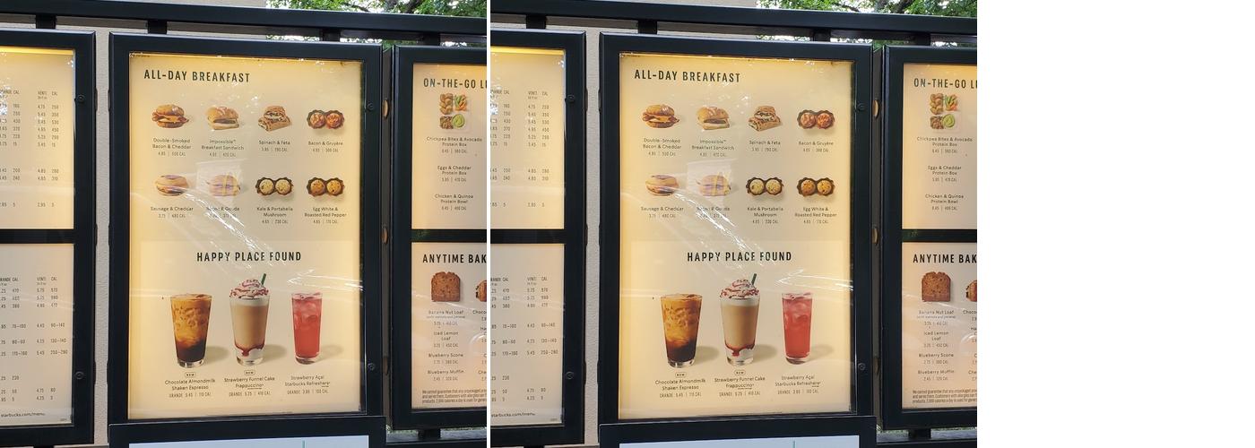 Starbucks Menu