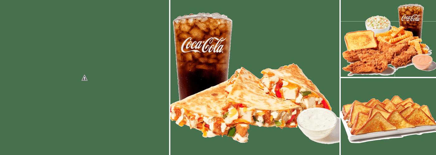 Zaxbys Chicken Fingers & Buffalo Wings Menu