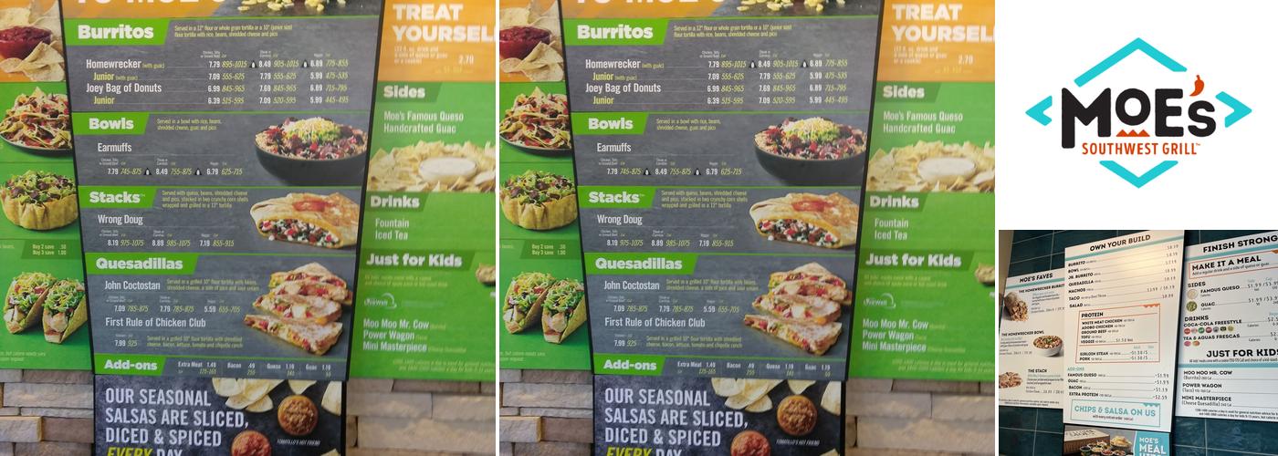 Moe's Southwest Grill Menu