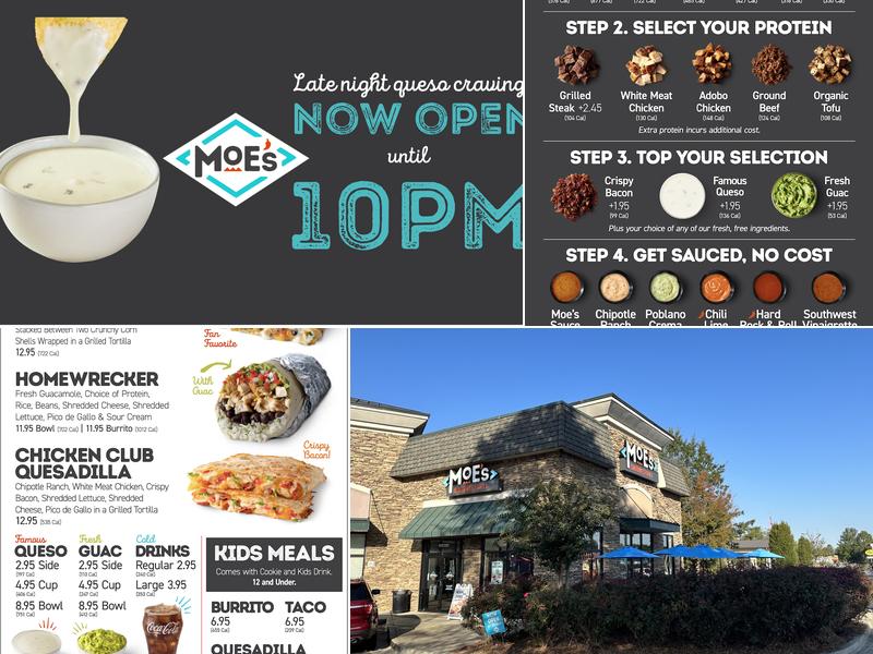 Moe's Southwest Grill Menu