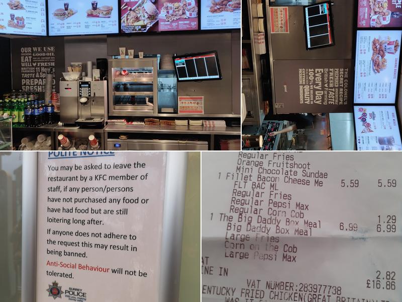 KFC Dorking - High Street Menu