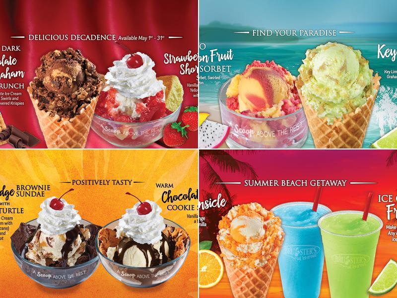 Bruster's Real Ice Cream Menu