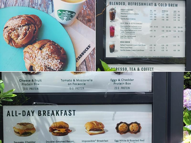 Starbucks Menu