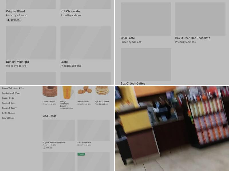 Dunkin' Menu