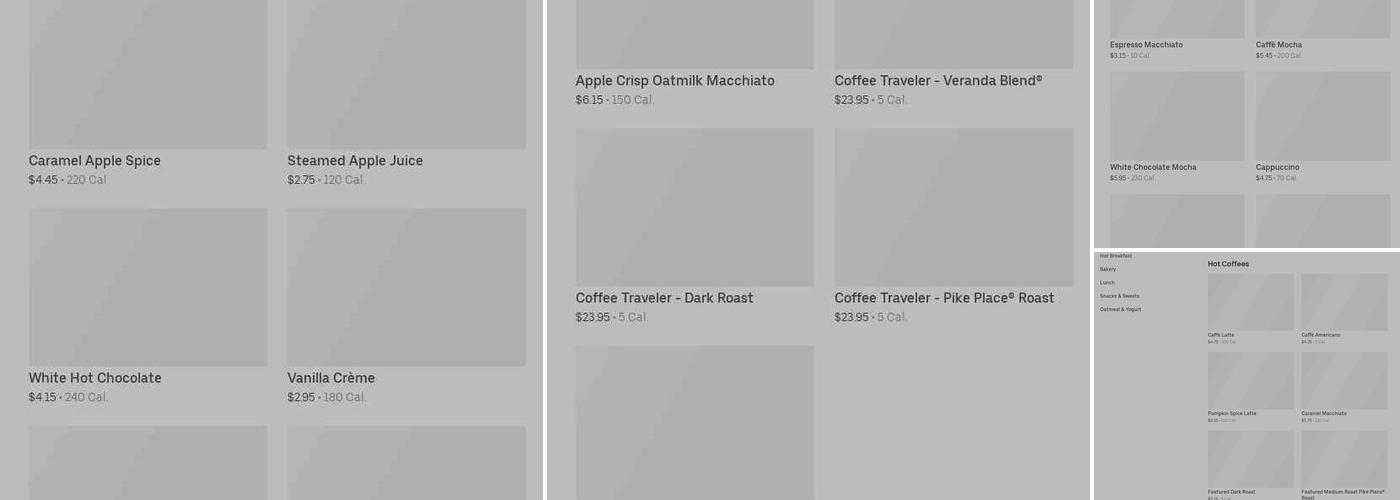 Starbucks Menu
