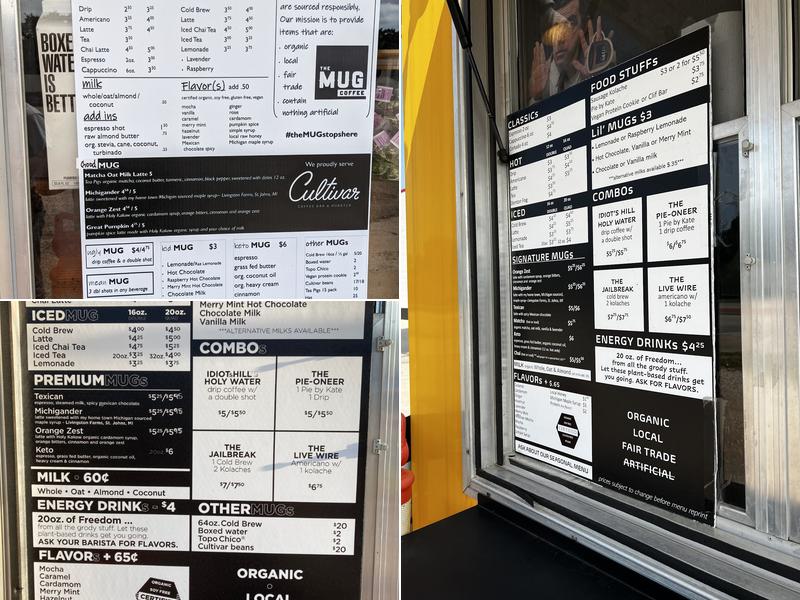 Frequency Coffee Menu