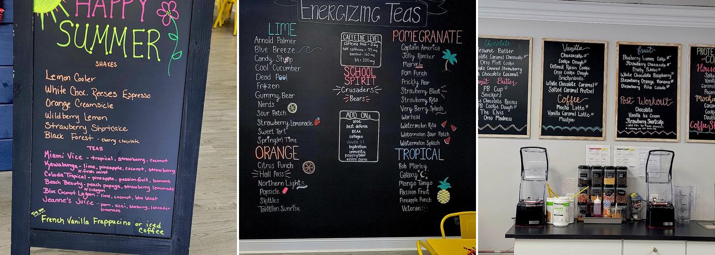 Everlasting Nutrition Menu
