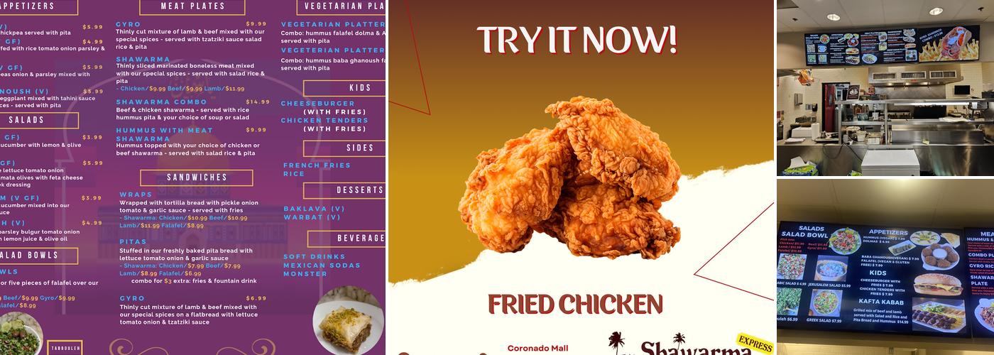 Shawarma Express Menu