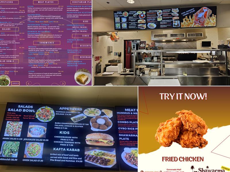 Shawarma Express Menu