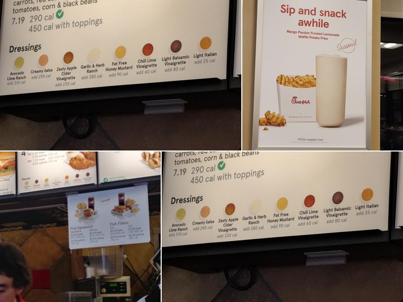 Chick-fil-A Menu