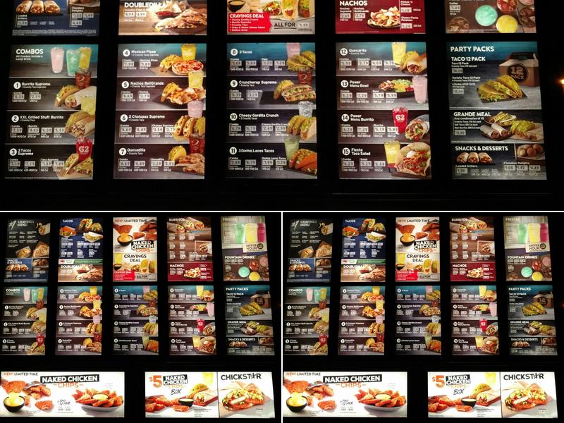 Taco Bell Menu